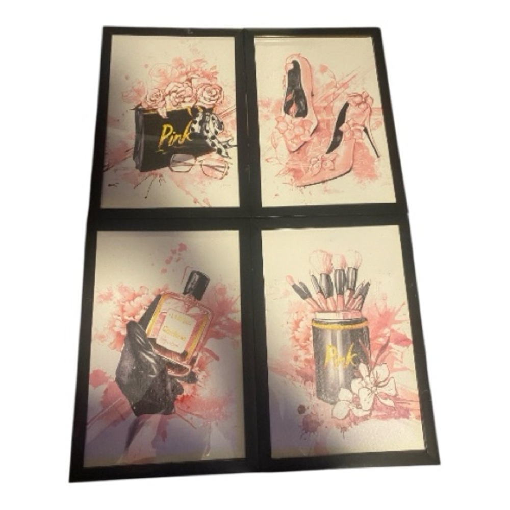 Pink Themed Fashion Art Set